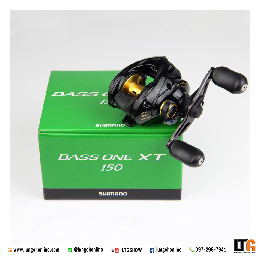 รอกตกปลา รอกหยดน้ำชิมาโน่ SHIMANO BASS ONE XT 150/151 หมุนขวา/หมุนซ้าย (รอบ  7.2:1)