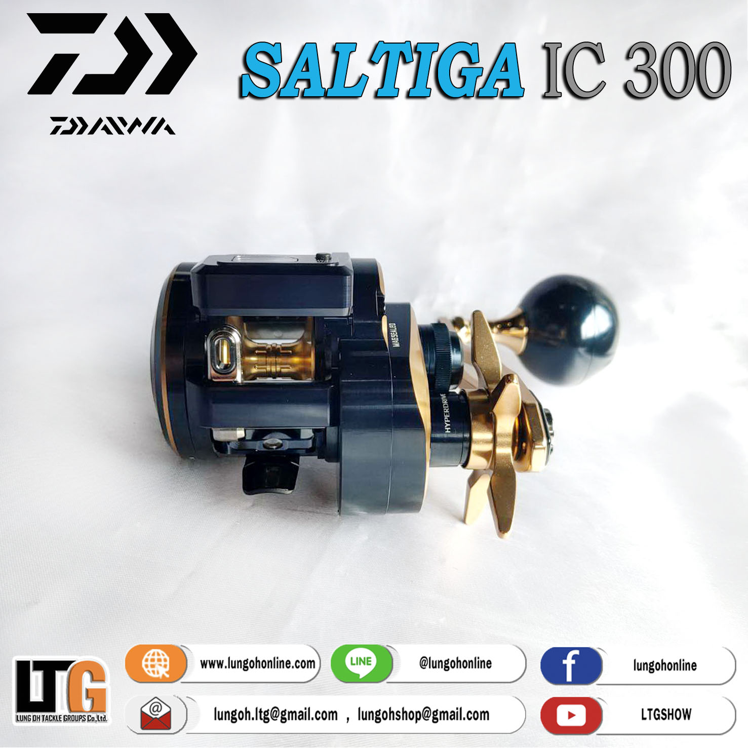 Daiwa 21 Saltiga IC 300L(Left Handle)